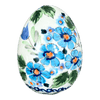 Polish Pottery 4.5 " Painted Egg (Julie's Garden) | Y1807O2-ART165 at PolishPotteryOutlet.com