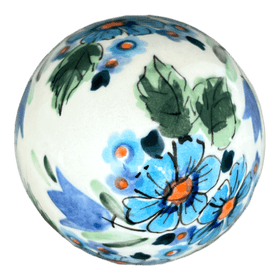 Polish Pottery 4.5 " Painted Egg (Julie's Garden) | Y1807O2-ART165 Additional Image at PolishPotteryOutlet.com