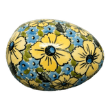 Decorative Egg, Painted, 4.5" in "Sunny Meadow" by Zaklady | Y1807O2-ART332