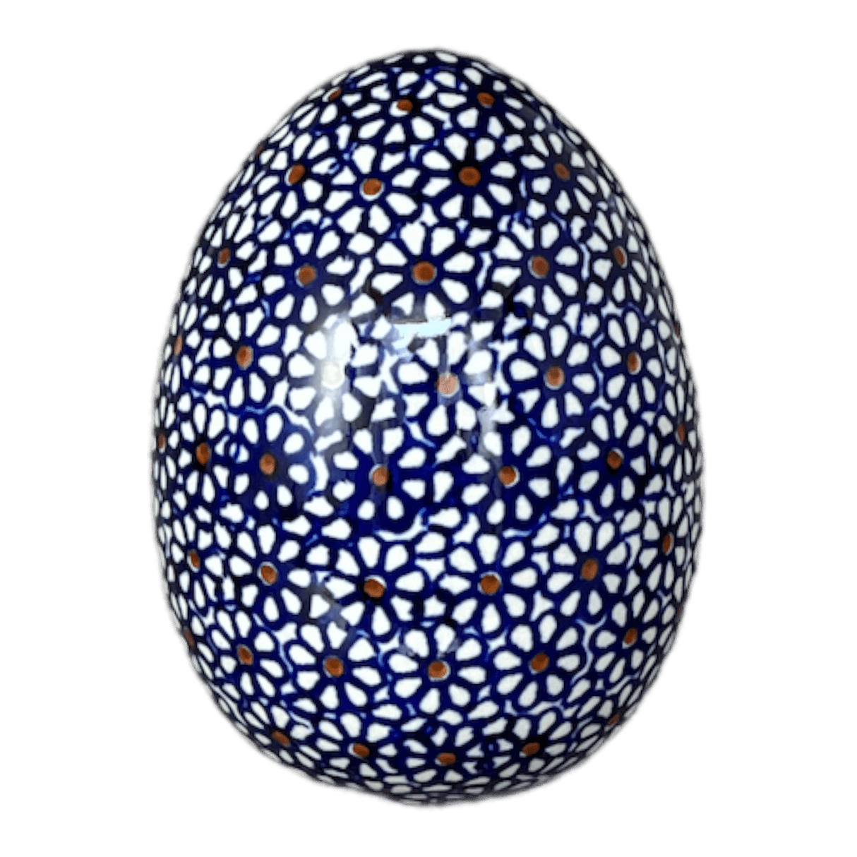 Decorative Egg, Painted, 4.5" in "Ditsy Daisies" by Zaklady | Y1807O2-D120