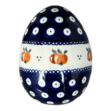 Decorative Egg, Painted, 4.5" in "Persimmon Dot" by Zaklady | Y1807O2-D479