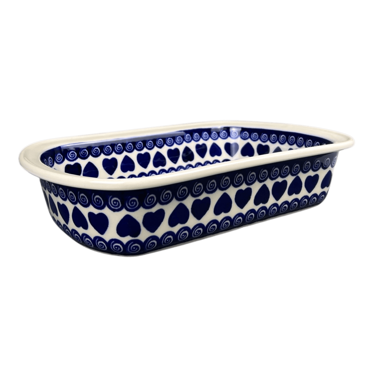 Baker, Small Lasagna, 8" x 12.5" in "Swirling Hearts" by Zaklady | Y1826A-D467