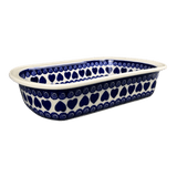 Baker, Small Lasagna, 8" x 12.5" in "Swirling Hearts" by Zaklady | Y1826A-D467