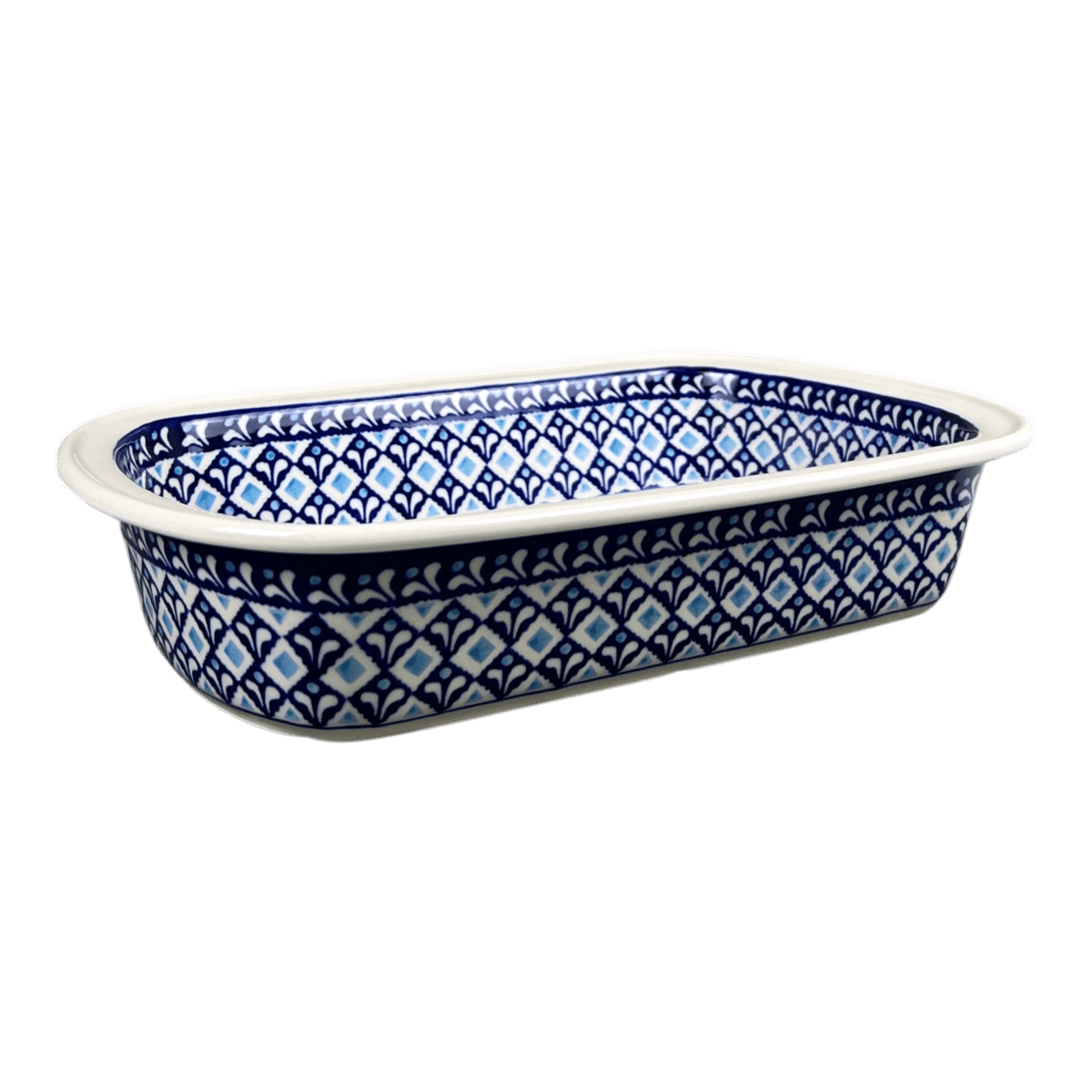 Baker, Small Lasagna, 8" x 12.5" in "Mosaic Blues" by Zaklady | Y1826A-D910