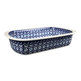 Baker, Small Lasagna, 8" x 12.5" in "Mosaic Blues" by Zaklady | Y1826A-D910