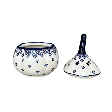 Garlic Keeper, 8.5" Large in "Falling Blue Daisies" by Zaklady | Y1835-A882A