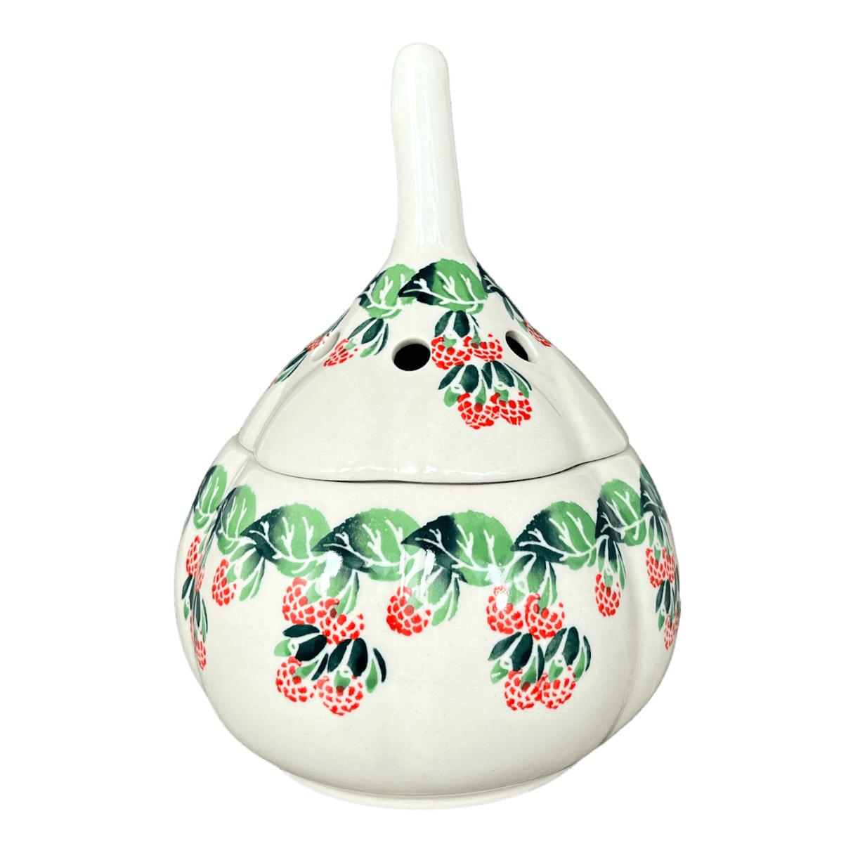 Garlic Keeper, 8.5" Large in "Raspberry Delight" by Zaklady | Y1835-D1170