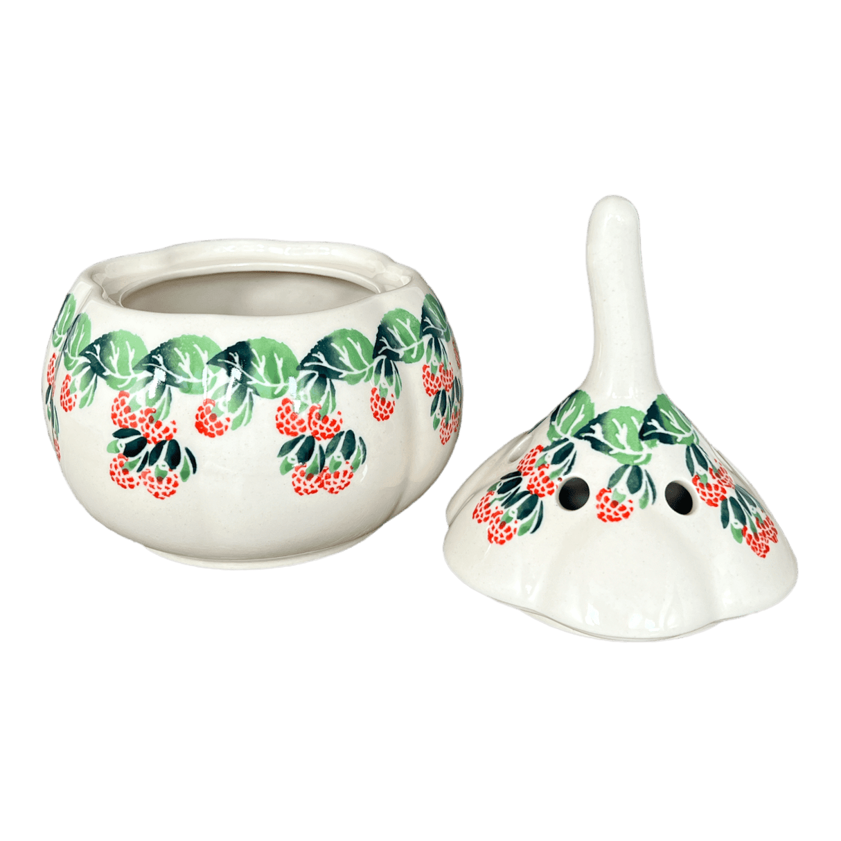 Garlic Keeper, 8.5" Large in "Raspberry Delight" by Zaklady | Y1835-D1170