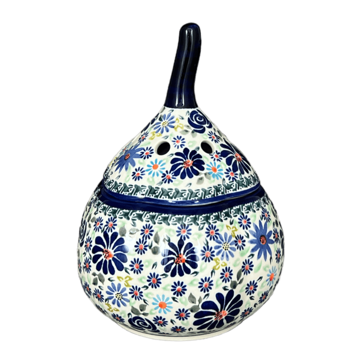 Garlic Keeper, 8.5" Large in "Floral Explosion" by Zaklady | Y1835-DU126