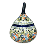 Garlic Keeper, 8.5" Large in "Floral Swallows" by Zaklady | Y1835-DU182