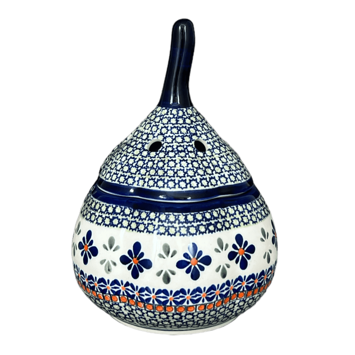 Garlic Keeper, 8.5" Large in "Emerald Mosaic" by Zaklady | Y1835-DU60