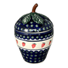 Polish Pottery Strawberry Canister (Strawberry Dot) | Y1873-A310A at PolishPotteryOutlet.com