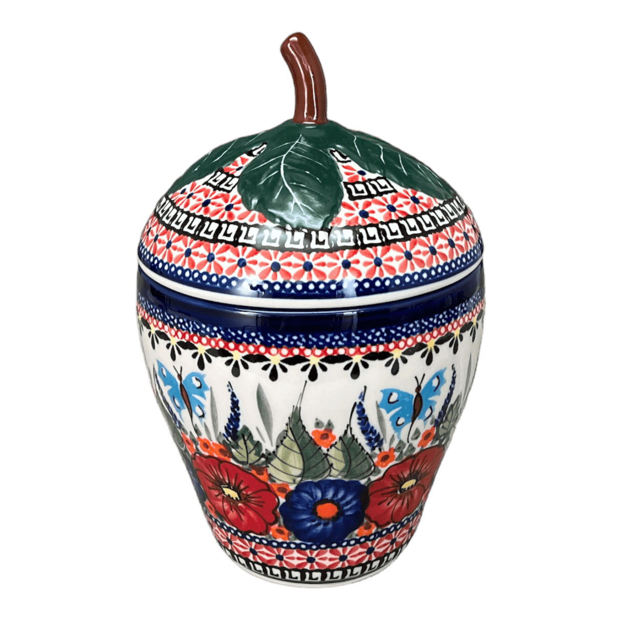 Canister, Strawberry, 8" in "Butterfly Bouquet" by Zaklady | Y1873-ART149