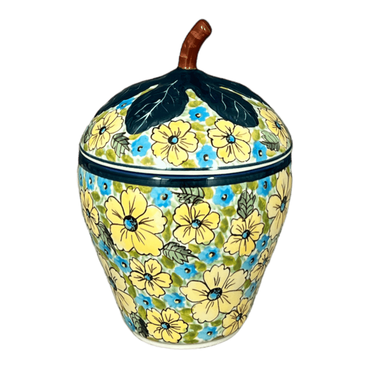 Canister, Strawberry, 8" in "Sunny Meadow" by Zaklady | Y1873-ART332