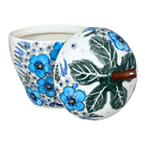 Canister, Strawberry, 8" in "Something Blue" by Zaklady | Y1873-ART374