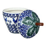 Canister, Strawberry, 8" in "Rooster Blues" by Zaklady | Y1873-D1149