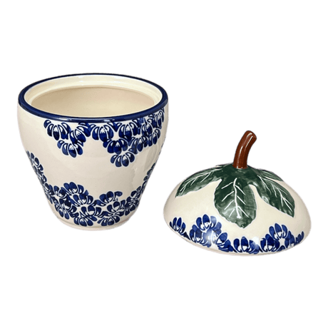 Canister, Strawberry, 8" in "Blue Floral Vines" by Zaklady | Y1873-D1210A