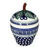 Polish Pottery Strawberry Canister (Grecian Dot) | Y1873-D923 at PolishPotteryOutlet.com