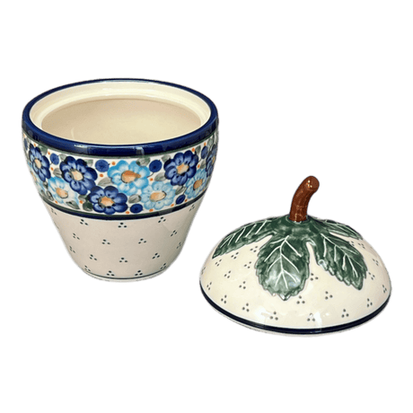 Canister, Strawberry, 8" in "Garden Party Blues" by Zaklady | Y1873-DU50