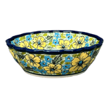 Bowl, Round, Scalloped, 6.25" in "Sunny Meadow" by Zaklady | Y1891A-ART332