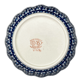 Bowl, Round, Scalloped, 6.25" in "Mosaic Blues" by Zaklady | Y1891A-D910