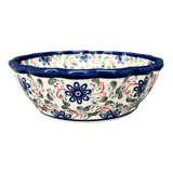 Bowl, Round, Scalloped, 7" in "Swirling Flowers" by Zaklady | Y1892A-A1197A