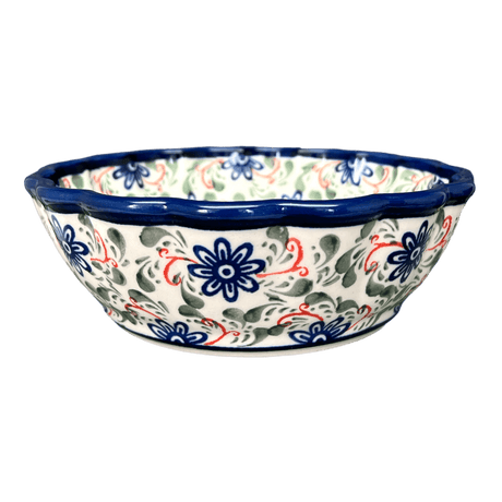 Bowl, Round, Scalloped, 7" in "Swirling Flowers" by Zaklady | Y1892A-A1197A