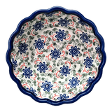 Bowl, Round, Scalloped, 7" in "Swirling Flowers" by Zaklady | Y1892A-A1197A