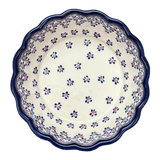 Bowl, Round, Scalloped, 7" in "Falling Blue Daisies" by Zaklady | Y1892A-A882A