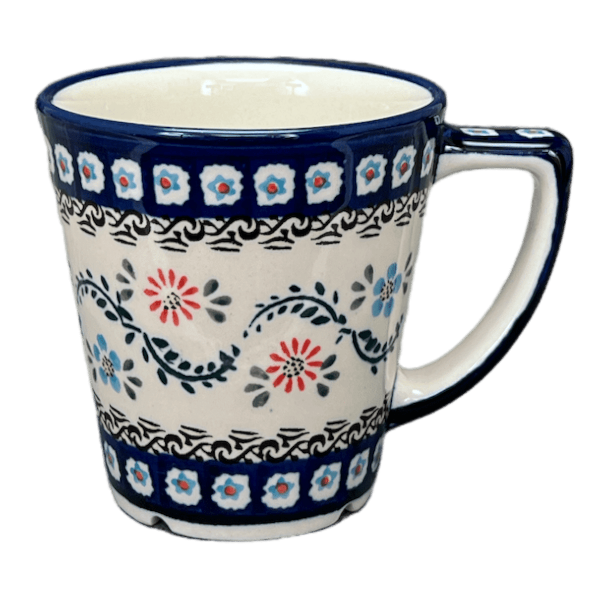 Mug, Tulip, 14 oz in "Climbing Aster" by Zaklady | Y1920-A1145A