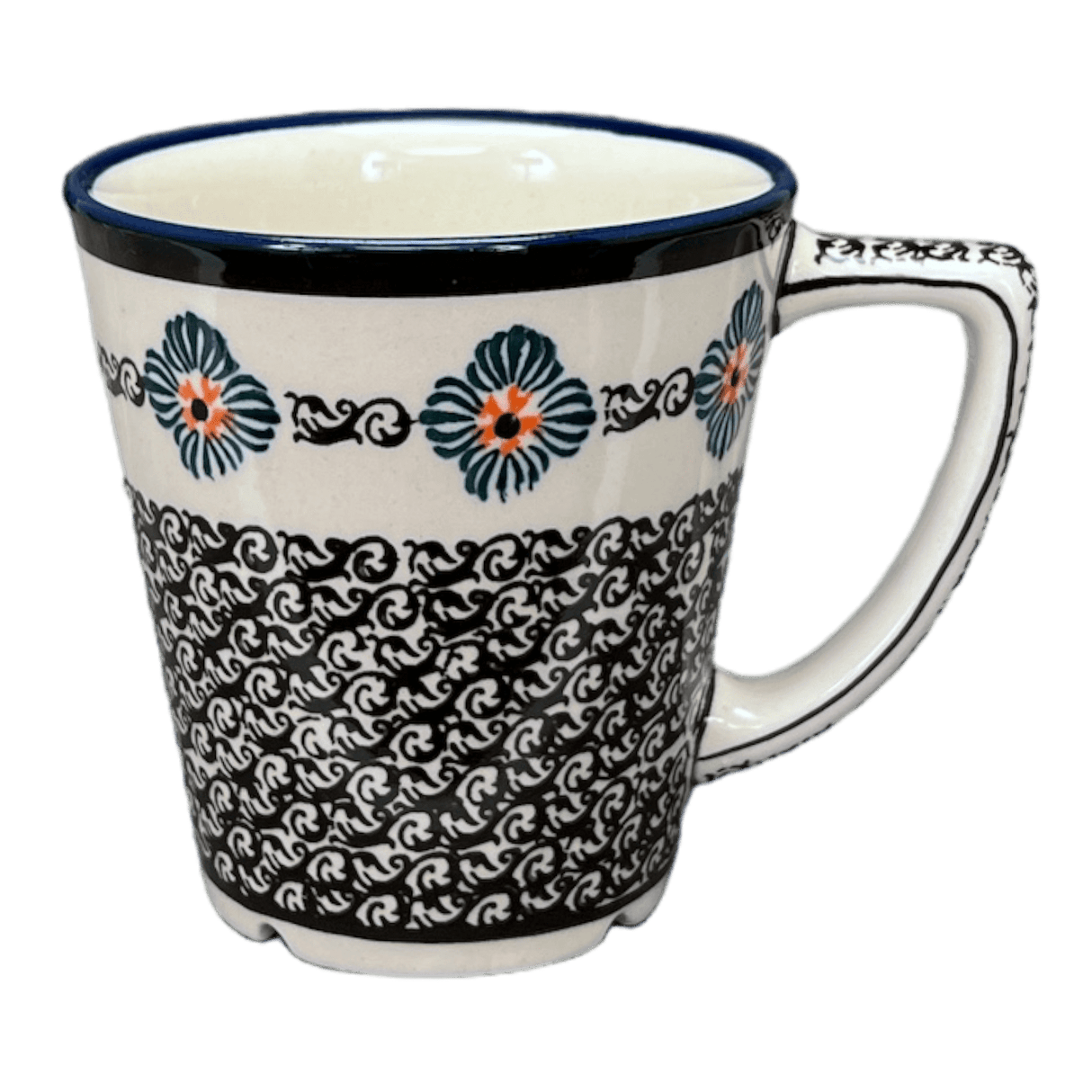 Mug, Tulip, 14 oz in "Mesa Verde Midnight" by Zaklady | Y1920-A1159A