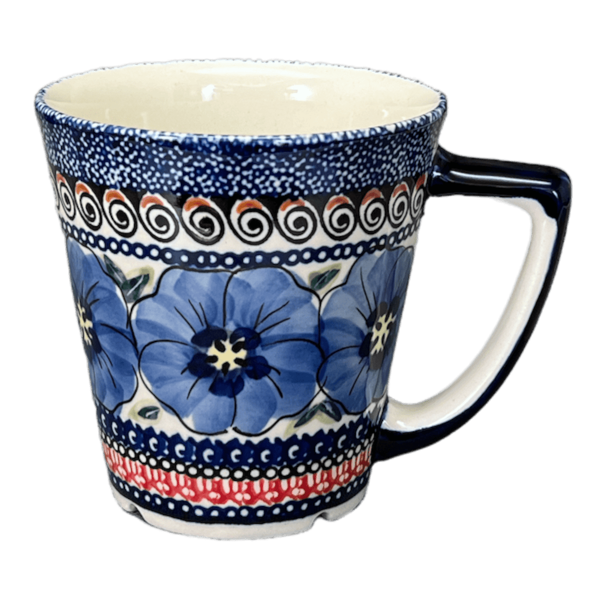 Mug, Tulip, 14 oz in "Bloomin' Sky" by Zaklady | Y1920-ART148