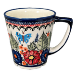 Mug, Tulip, 14 oz in "Butterfly Bouquet" by Zaklady | Y1920-ART149