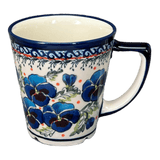 Mug, Tulip, 14 oz in "Pansies in Bloom" by Zaklady | Y1920-ART277