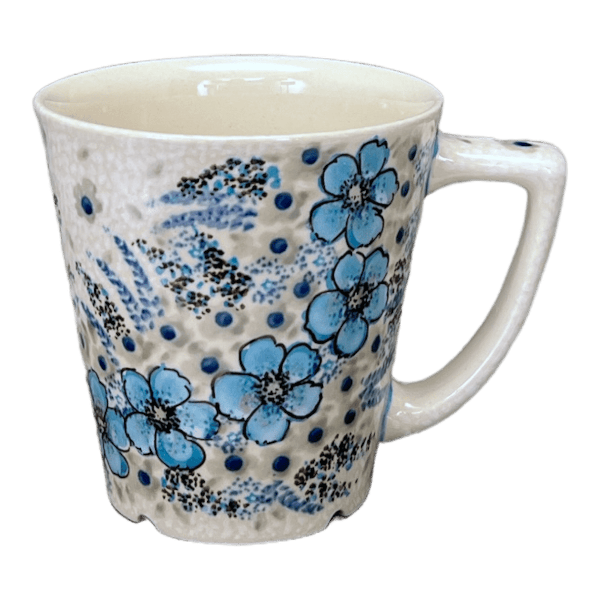 Mug, Tulip, 14 oz in "Something Blue" by Zaklady | Y1920-ART374