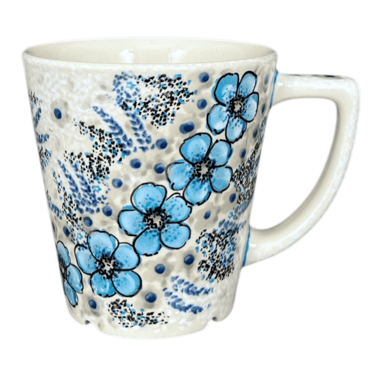 Mug, Tulip, 14 oz in "Something Blue" by Zaklady | Y1920-ART374