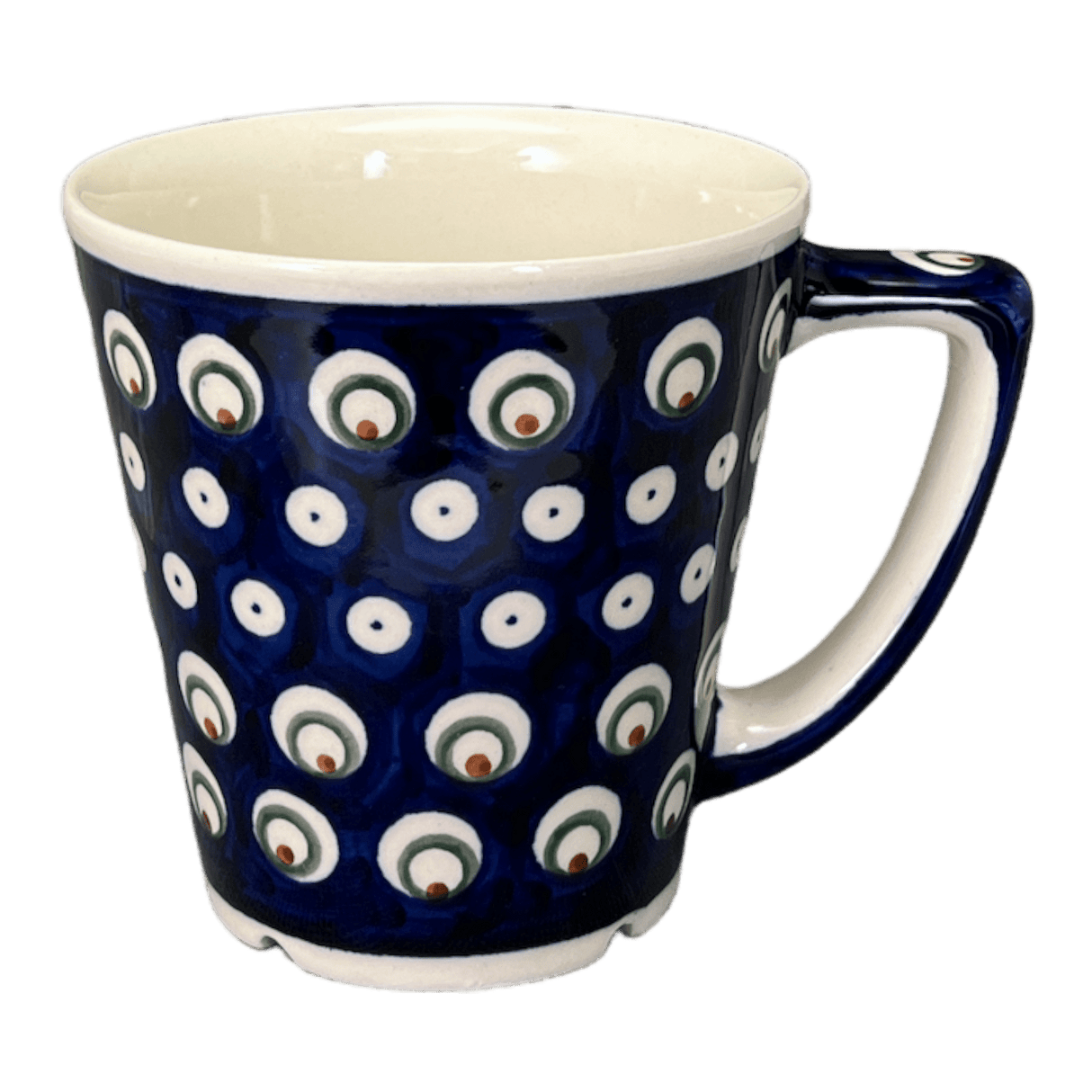 Mug, Tulip, 14 oz in "Peacock Burst" by Zaklady | Y1920-D487