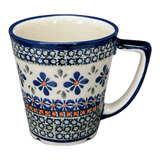 Mug, Tulip, 14 oz in "Emerald Mosaic" by Zaklady | Y1920-DU60