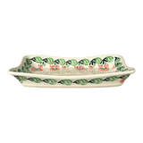 Serving Dish, Angular, 10" x 7" in "Raspberry Delight" by Zaklady | Y1935A-D1170