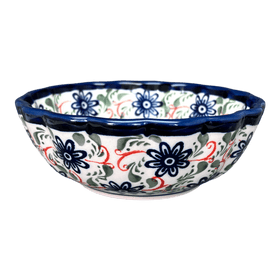 Polish Pottery 6" Blossom Bowl (Swirling Flowers) | Y1945A-A1197A Additional Image at PolishPotteryOutlet.com
