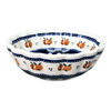 Polish Pottery 6" Blossom Bowl (Persimmon Dot) | Y1945A-D479 at PolishPotteryOutlet.com