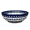 Polish Pottery 7" Blossom Bowl (Petite Floral Peacock) | Y1946A-A166A at PolishPotteryOutlet.com