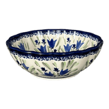 Bowl, Round, Blossom, 7" in "Blue Tulips" by Zaklady | Y1946A-ART160