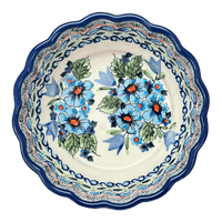 A picture of a Polish Pottery Bowl, Round, Blossom, 7" in "Julie's Garden" by Zaklady | Y1946A-ART165 as shown at PolishPotteryOutlet.com/products/blossom-7-bowl-julies-garden-y1946a-art165