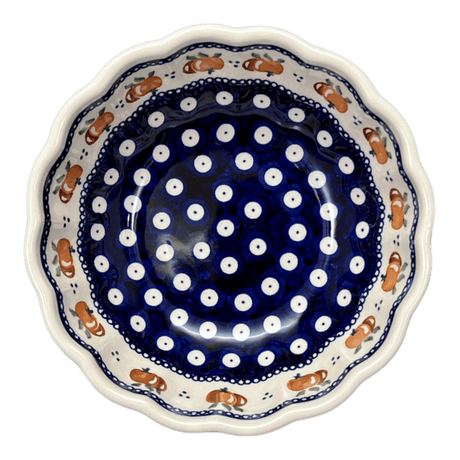 Bowl, Round, Blossom, 7" in "Persimmon Dot" by Zaklady | Y1946A-D479