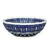 Polish Pottery Bowl, Round, Blossom, 7" in "Grecian Dot" by Zaklady | Y1946A-D923 at PolishPotteryOutlet.com