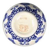 Bowl, Round, 4.5" in "Rooster Blues" by Zaklady | Y1953A-D1149