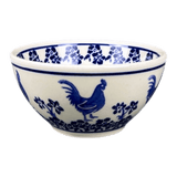 Bowl, Round, 4.5" in "Rooster Blues" by Zaklady | Y1953A-D1149