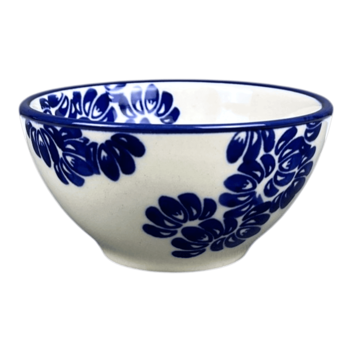 Bowl, Round, 4.5" in "Blue Floral Vines" by Zaklady | Y1953A-D1210A