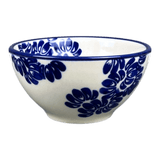 Bowl, Round, 4.5" in "Blue Floral Vines" by Zaklady | Y1953A-D1210A